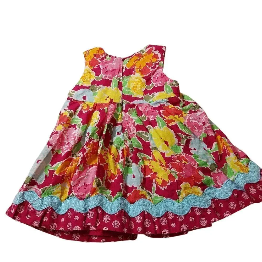 Children's Place floral dress 3/6 months - Picture 2 of 2